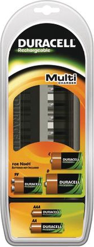 Duracell Batterijlader - Laadt op in 1 uur, geschikt voor AA, AAA, C, D en  9V batterijen | bol.com