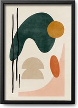 Abstracte poster Denon - A3 - 30 x 42 cm - Exclusief lijst  - Kunst - Hoogwaardige abstracte poster - Illustratie - ArtStract - Abstracte kunst Online - Abstracte posters