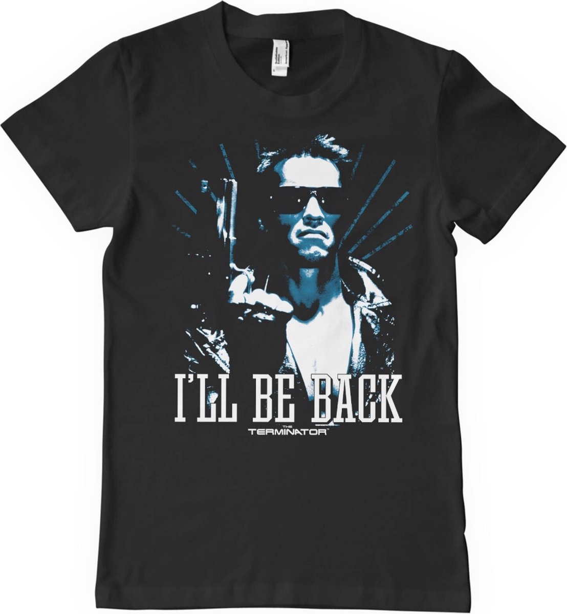 The Terminator Heren Tshirt -5XL- I'll Be Back - Duotone Zwart