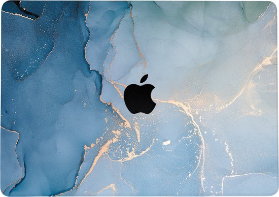 Lunso - MacBook Pro 16 pouces M1/M2 (2021-2023) - Housse coque - Aciano Azul