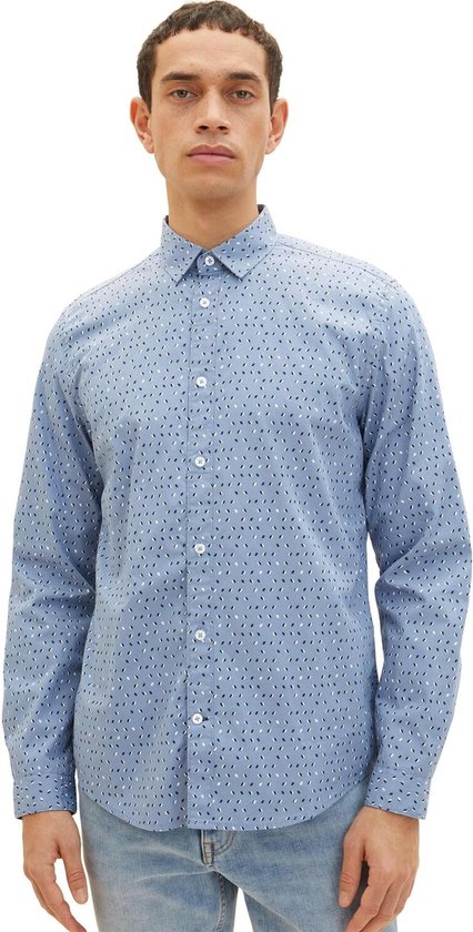 Tom Tailor Shirt Chemise avec imprimé 1034897xx10 31277 Taille homme - XL |  bol