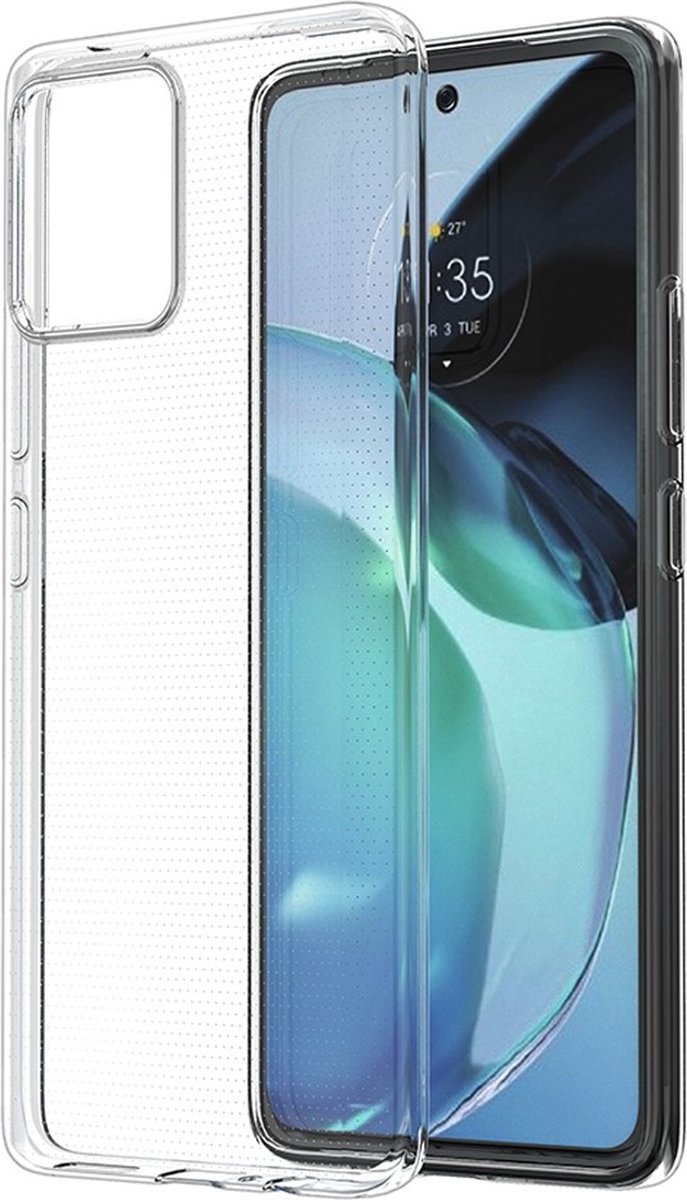 TPU Back Cover Hoesje voor de Motorola Moto G72 Transparant