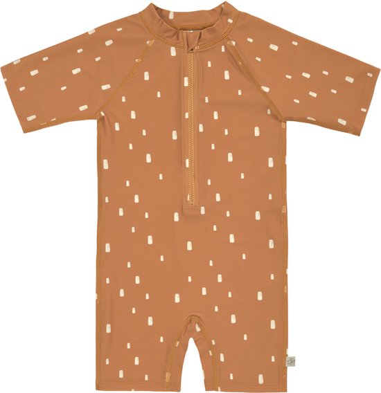 Lässig Maillot de bain manches courtes Splash & Fun Bricks caramel, 19-24 mois. Taille 92