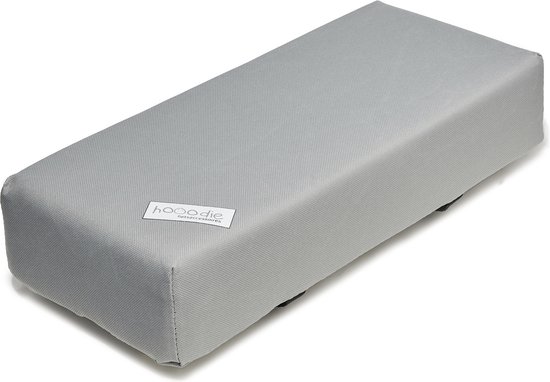 HOOODIE Big Cushie - Fietskussen Bagagedrager - Zilver - Kussentje fietsstoeltje