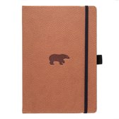 Dingbats A4+ Wildlife Brown Bear Notebook - Dotted