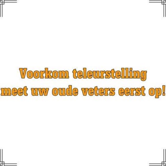 Voorkom teleurstelling, meet uw oude veters eerst op!
