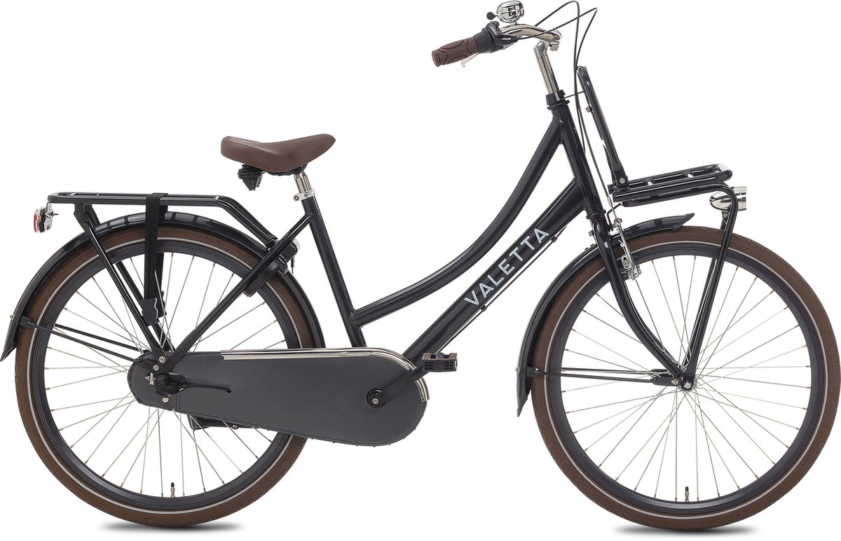 Valetta Cargo N3 - Transportfiets - Meisjesfiets - 26 inch - Midnight Blauw