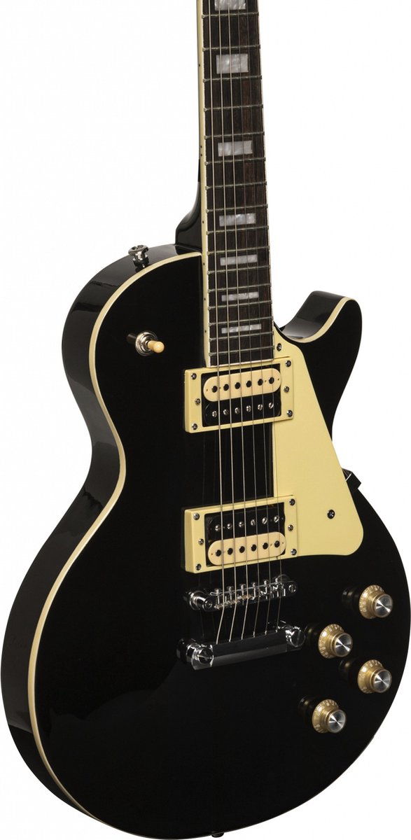 Stagg SEL-STD BLK L-Serie Electric Guitar Standard Gloss Black