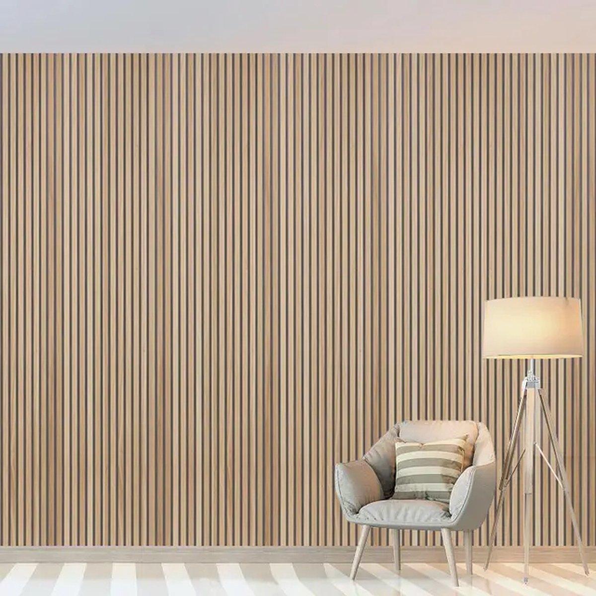 Panneau acoustique mural bois idéal pour salon et bureau Mur