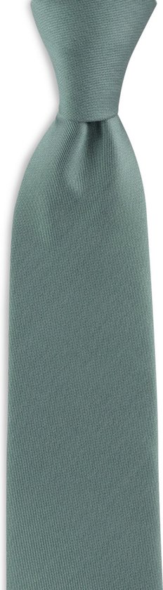 We Love Ties - Cravate étroite sauge - Microfill polyester tissé - vert sauge