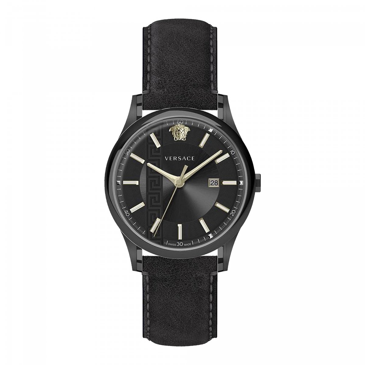 Versace VE4A00420 horloge mannen - Roestvrij Staal - zwart