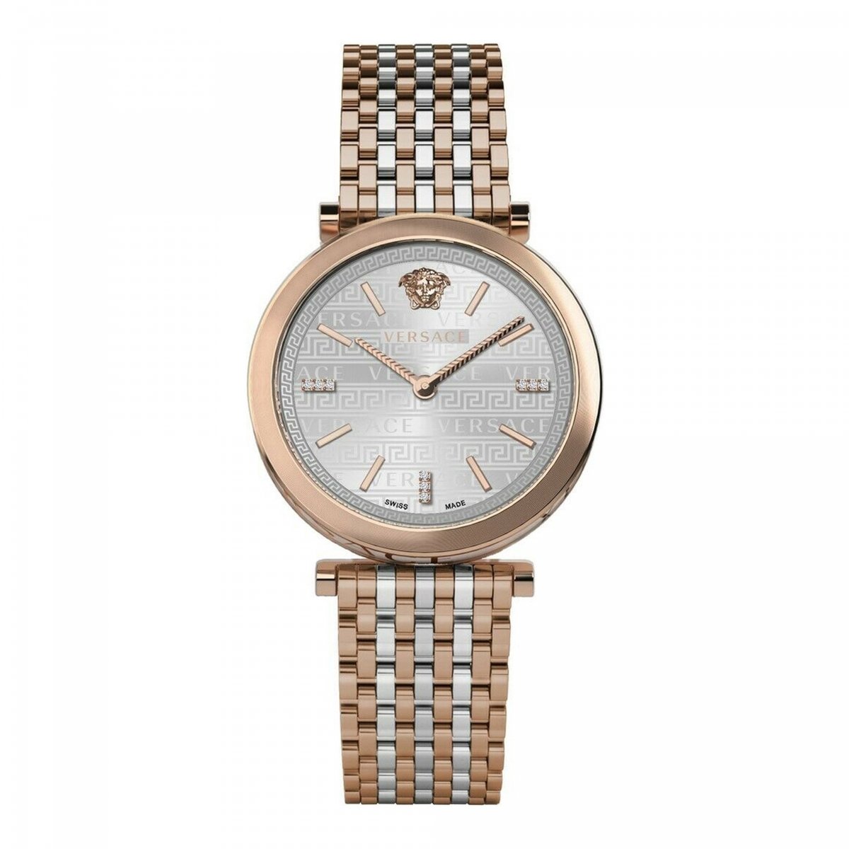 Versace VELS01019 horloge vrouw - Roestvrij Staal - rose goud