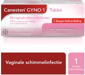 Canesten Gyno Tablet | 1-daagse Behandeling tegen Vaginale Schimmel | Doodt Schimmel, Verlicht Jeuk en Branderig Gevoel | Bevat 500 Mg Clotrimazol