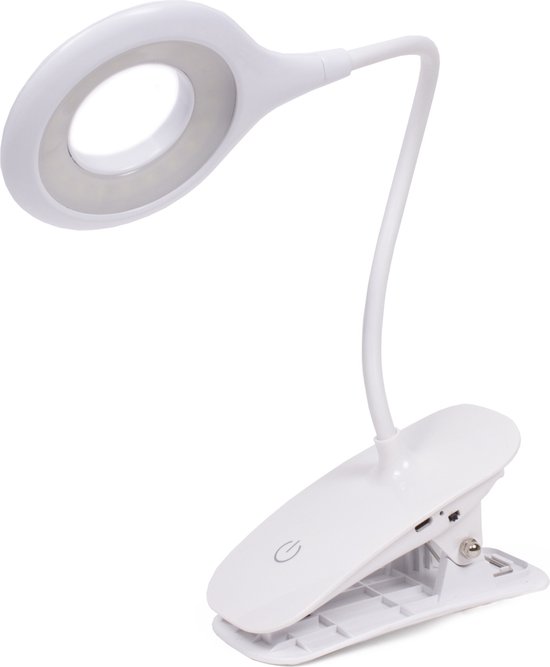 Lampe LED rechargeable flexible avec pince | bol.