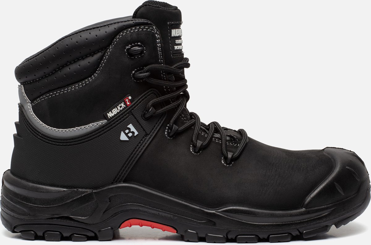 Buckler Boots Nubuckz Schoen NKZ102 Hoog S3 - Zwart - 45