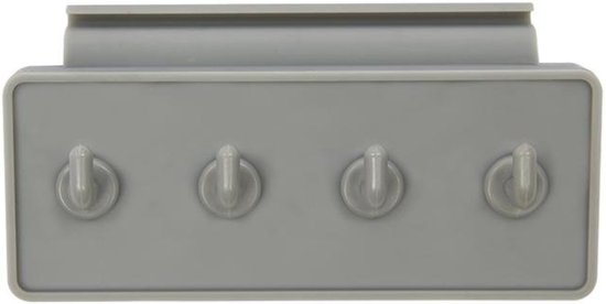 ProPlus Tentrail kapstok - 4 haken - kunststof - 15 x 6 cm van ProPlus — afbeelding 2