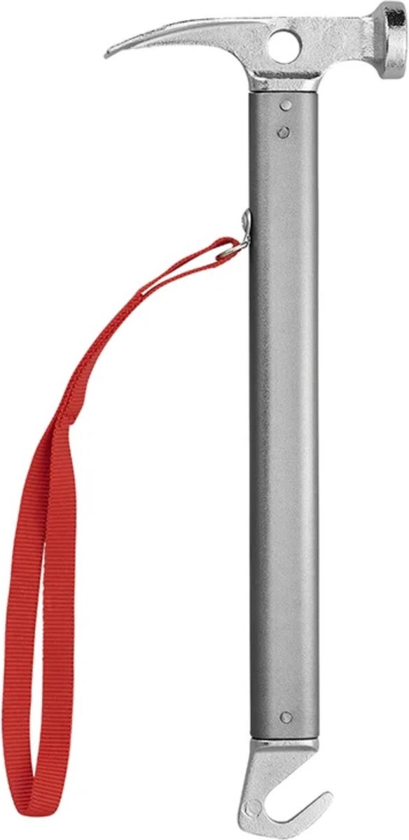 ProPlus Lichtgewicht hamer met haringtrekker - robuust staal - opvallend rood koord van ProPlus — afbeelding 2