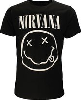 T-shirt Nirvana Smiley White - Merchandise officielle