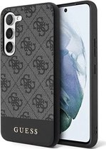 Guess Hoesje Hard Case 4G Logo Plate Zwart Geschikt voor Samsung Galaxy S23 Plus
