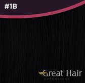 Great Hair Extensions Tape Extensions #1B 50cm