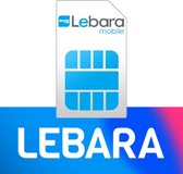 Lebara Prepaid simkaart + 200 MB data en €5,- beltegoed