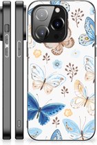 Dierenprint Telefoonhoesje geschikt voor iPhone 14 Pro Vlinder