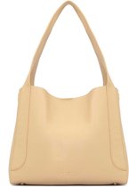 Ladies' leather bag with roomy interior