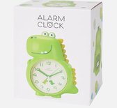 Klok met alarm - Voor kinderen - Dino - Groen
