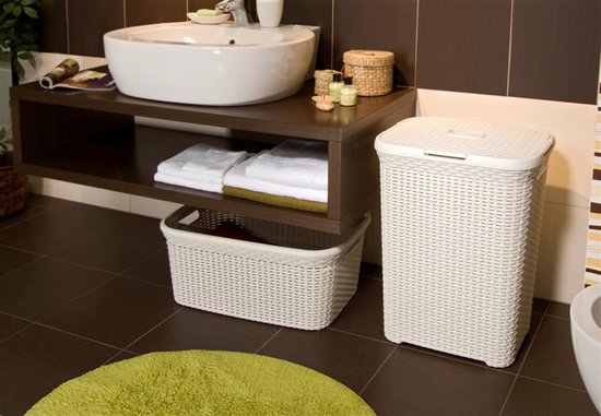 Curver Style Wasmand - 45L - Vintage wit