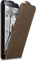 Cadorabo Hoesje geschikt voor Asus ZenFone 3 (5.2 inch) in KOFFIE BRUIN - Beschermhoes in flip design Case Cover met magnetische sluiting