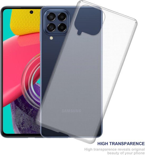 Coque Cadorabo pour Samsung Galaxy M53 5G en COMPLÈTEMENT TRANSPARENT - Coque de protection en silicone TPU souple
