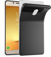 Cadorabo Hoesje geschikt voor Samsung Galaxy J5 2017 in ZWART - Beschermhoes gemaakt van flexibel TPU Silicone Case Cover