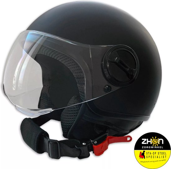 PRO-TECT - Casque cyclomoteur/cyclomoteur homologué UE - Casque jet Urban  22 - Taille