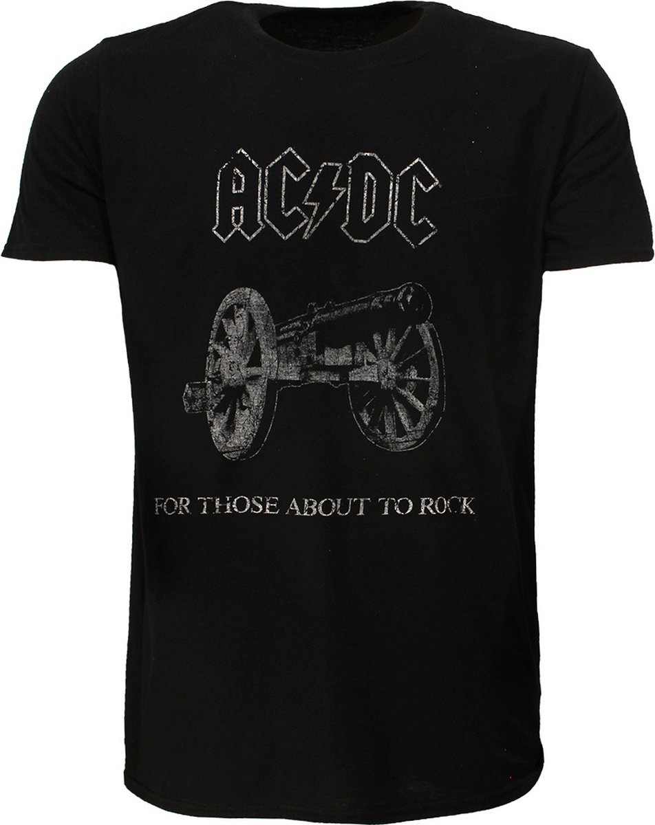 AC/DC For Those About To Rock T-Shirt - Officiële Merchandise - L