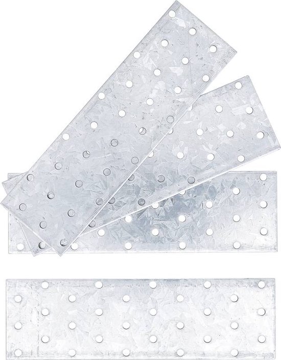 Staffa Per Travi In Legno Da 4.5 X 9 Cm - Con Piastra - Foto 7