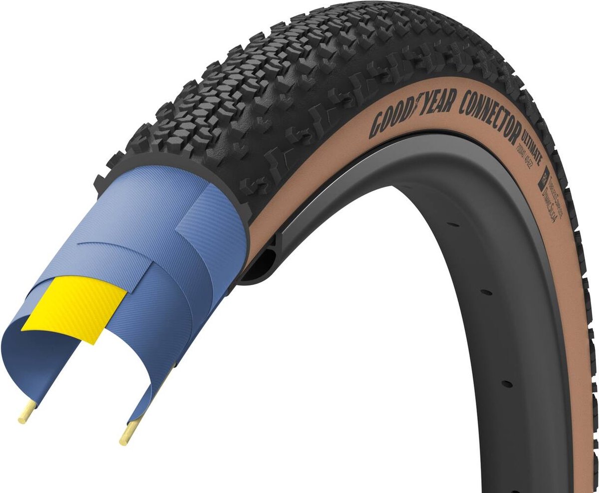 Goodyear - connector ultimate tubeless complete 650x50c tan