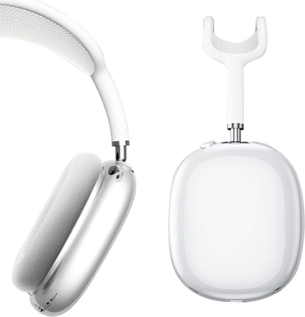 Apple AirPods Max Hoesje Flexibel TPU Headset Cover Transparant