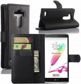 LG G4 Stylus Hoesje Met Pasjeshouder Bookcase Zwart