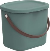 Rotho - Conteneur de stockage / Conteneur de stockage avec couvercle 6L - Plastique recyclé sans BPA - Vert foncé