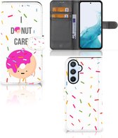 Smartphone Hoesje Geschikt voor Samsung Galaxy A54 5G Bookcase met Quotes Donut Cadeautjes voor Meisjes