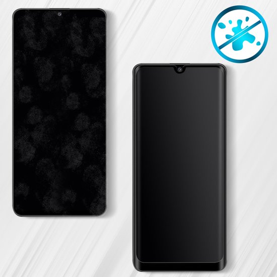 Convient pour Samsung Galaxy A32 Verre Trempé 9H Collage Complet Bord Biseauté Noir