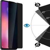 Geschikt voor Xiaomi Mi 9 Screenprotector Anti-spion Getint Gehard Glas Schokbestendig Zwart