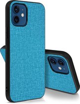 Geschikt voor Apple iPhone12/12 Pro Hybrid Case Stofafwerking Antivlek Wasbaar blauw