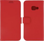 Cover Geschikt voor Samsung Galaxy A5 2017 Flip Wallet Stand Video rode
