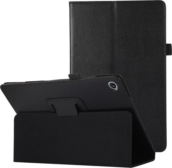Lunso Lenovo Tab M10 Gen 3 Tri-Fold Bookcase hoes Rood