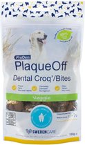 ProDen PlaqueOff Dental Bites voor honden - Vermindert tandplak - voorkomt tandsteen - Gaat slechte adem tegen - Inhoud 60 g of 150 gr - Honden vanaf 10 kg - 150 gram