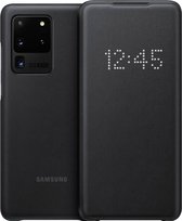 Samsung LED View Hoesje - Samsung Galaxy S20 Ultra - Zwart