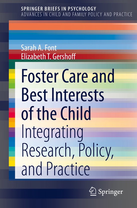 Foster Care and Best Interests of the Child - cover