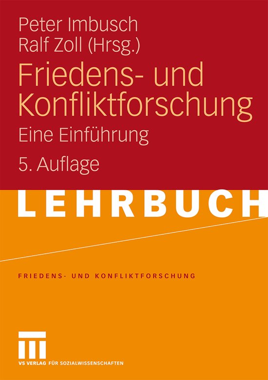 Friedens und Konfliktforschung - cover