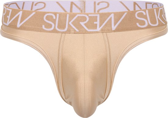 Sukrew Classic String Gold Dust - Taille XS - Sous- Sous-vêtements pour hommes - String pour hommes - Collection Pearl